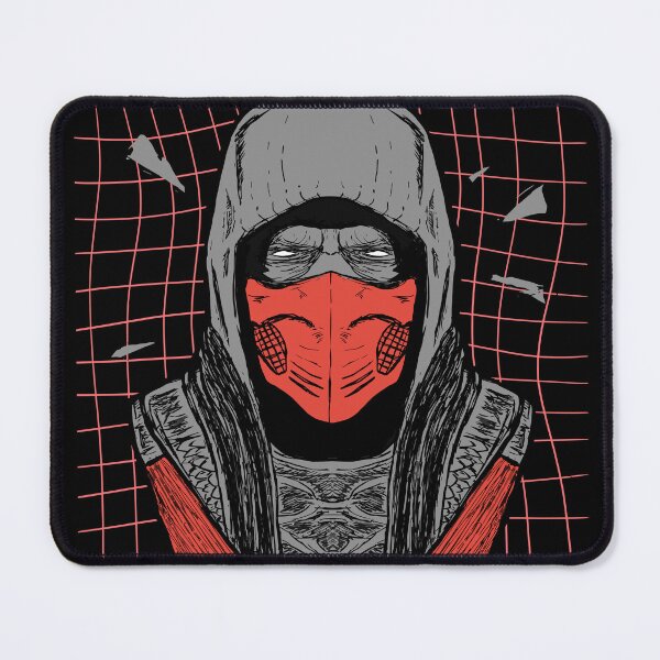 Item preview, Red-clad ninja in streetwear style designed and sold by deathanarchy.