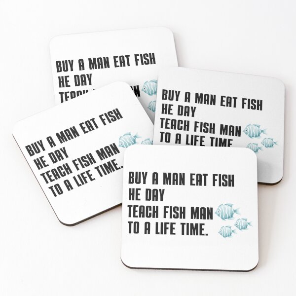 Item preview,  Buy A Man Eat Fish - Cute Fish designed and sold by ZACK ART.