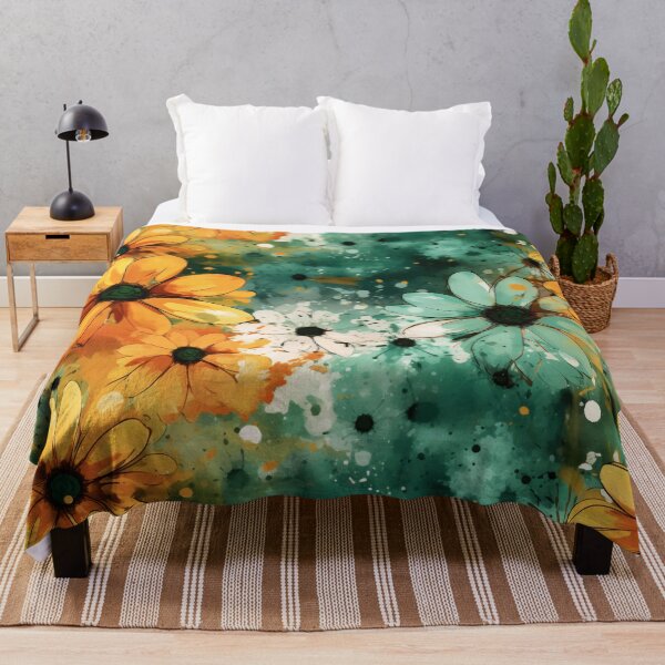 Item preview, Beautiful Ink washed Floral Splatter Pattern 14 designed and sold by Gypsykiss.