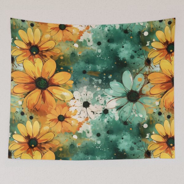 Item preview,  Beautiful Ink washed Floral Splatter Pattern 14 designed and sold by Gypsykiss.