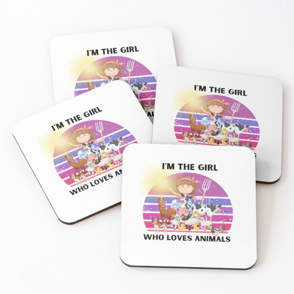 Item preview, I'm the girl who loves animals  designed and sold by WHDProduction45.