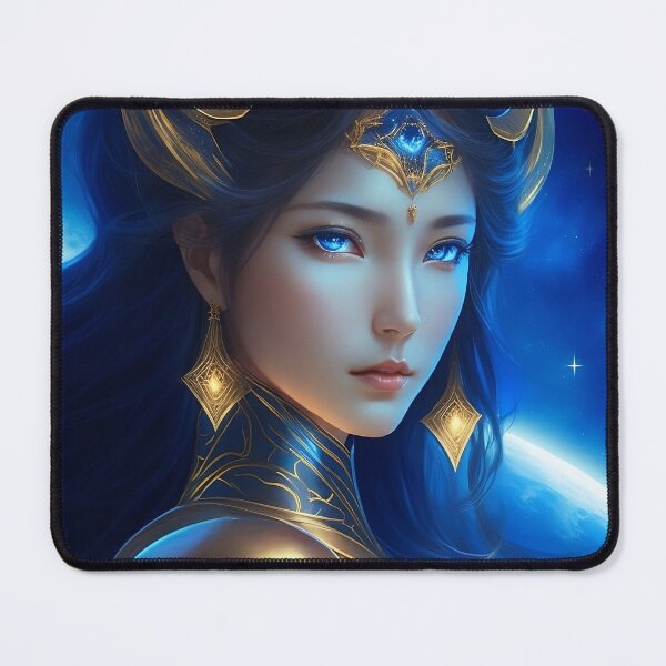 Item preview, Goddess Blue Starry Goergeous designed and sold by CuratedChoices.