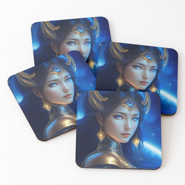 Item preview, Goddess Blue Starry Goergeous designed and sold by CuratedChoices.