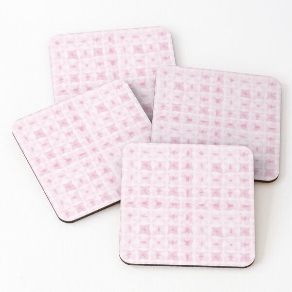 Item preview, Shibori pink cotton candy soft squares designed and sold by marufemia.