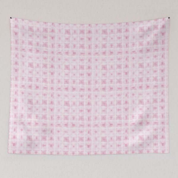 Item preview, Shibori pink cotton candy soft squares designed and sold by marufemia.