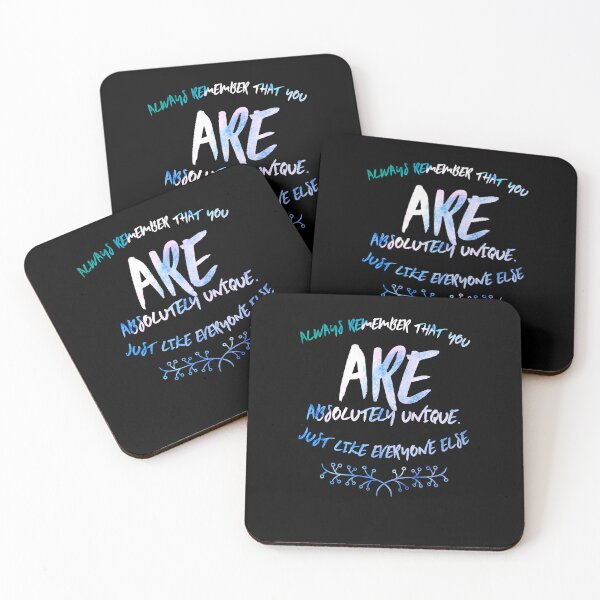 Item preview, ""Always remember that you are absolutely unique. Just like everyone else." -Margaret Mead"  designed and sold by DeluxBee.