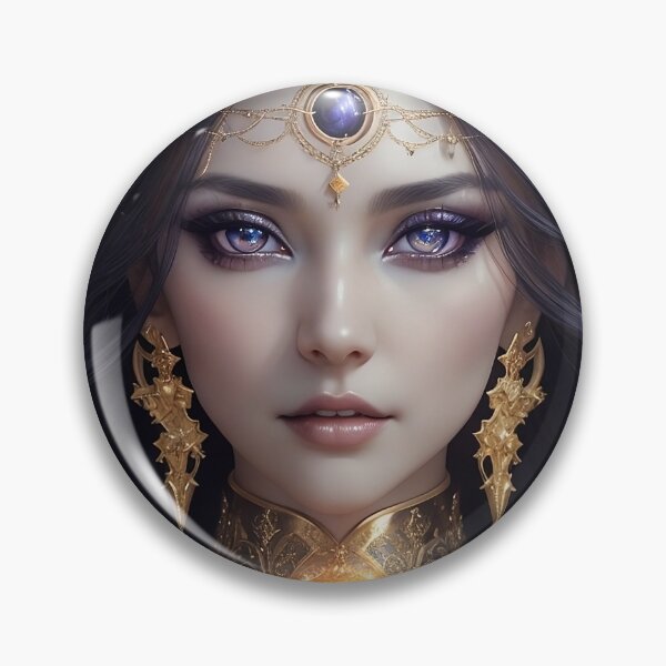 Item preview, Cosmic Witch Portrait designed and sold by CuratedChoices.