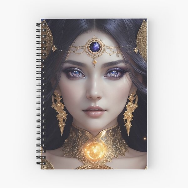 Item preview, Cosmic Witch Portrait designed and sold by CuratedChoices.