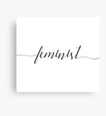 feminist women Canvas Print