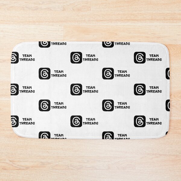 Item preview, Team Threads Apps Typography designed and sold by ArtRaftPro.