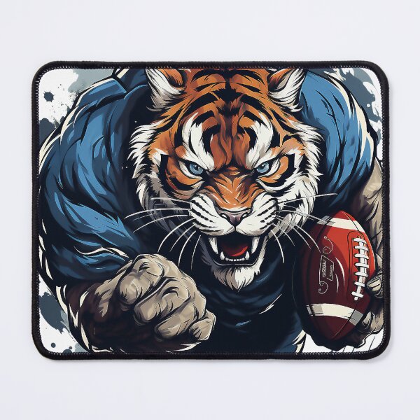 Item preview, tiger soccer player designed and sold by javierparra.