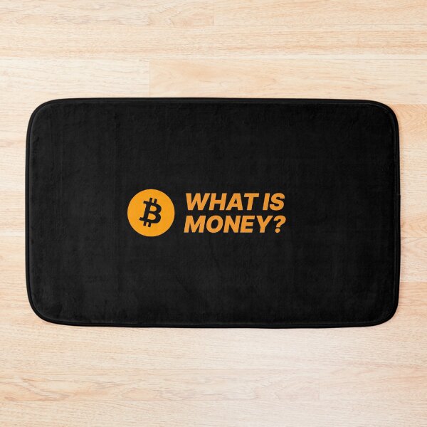 Item preview, What Is Money? - Bitcoin (Bitcoin Orange) designed and sold by NautilusMare.
