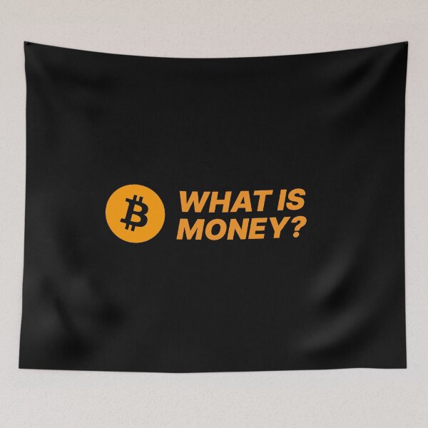 Item preview, What Is Money? - Bitcoin (Bitcoin Orange) designed and sold by NautilusMare.