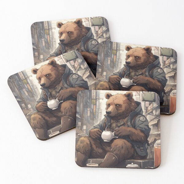 Artikelvorschau, Tokyo Bear Tea Time entworfen und verkauft von 69trends.