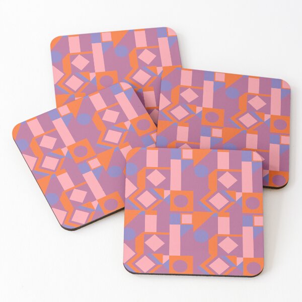 Item preview, Mcm 081 - abstract pattern - (blue, orange and pink) designed and sold by leartset.