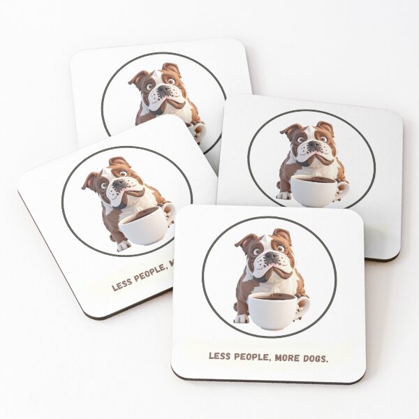 Item preview, Bulldog - Less People, More Dogs designed and sold by c1-dpc-rb.