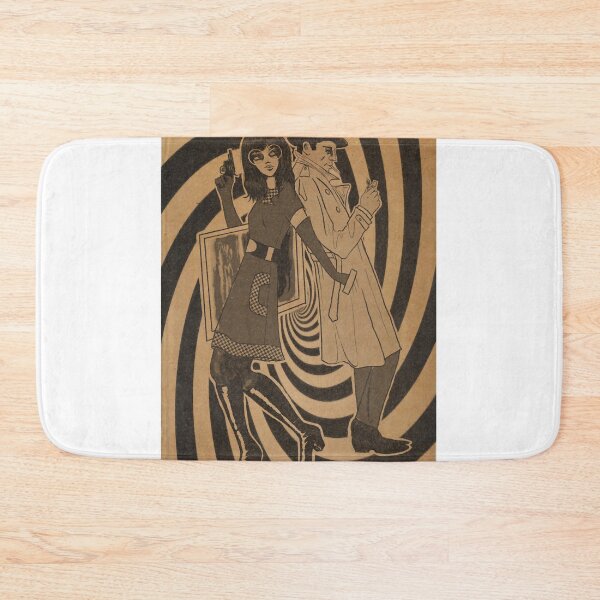 Item preview, The Mod, Psychedelic Adventures of a Secret Agent- Black and White (1) designed and sold by teagan-powerz.