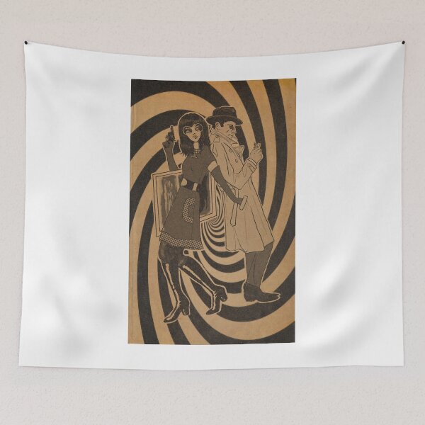 Item preview, The Mod, Psychedelic Adventures of a Secret Agent- Black and White (1) designed and sold by teagan-powerz.