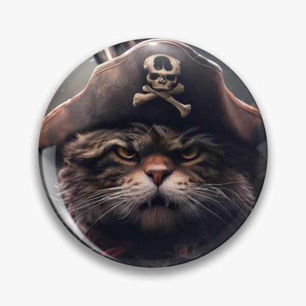Item preview, A Cat’s Life: Battle Hardened Pirate Cat designed and sold by Patch-It.
