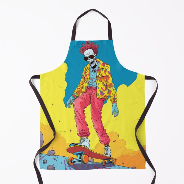 Item preview, Clown Around Skater in the Circus Clouds by King Felix designed and sold by Felix Toth.