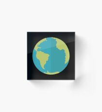 Earth Acrylic Block