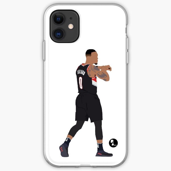 Damian Lillard 'DameTime' Minimalist Art // Phone cases, shirts, stickers and more iPhone Soft Case