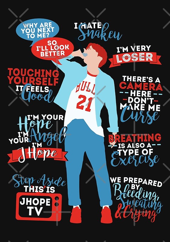"BTS J-Hope Quotes" Posters by ZeroKara | Redbubble
