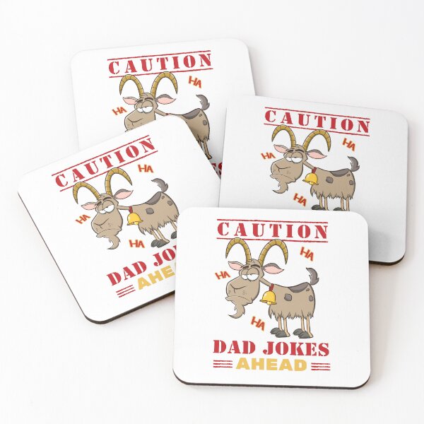 Item preview, Caution Dad Jokes Ahead - Funny Quote designed and sold by Heartee.