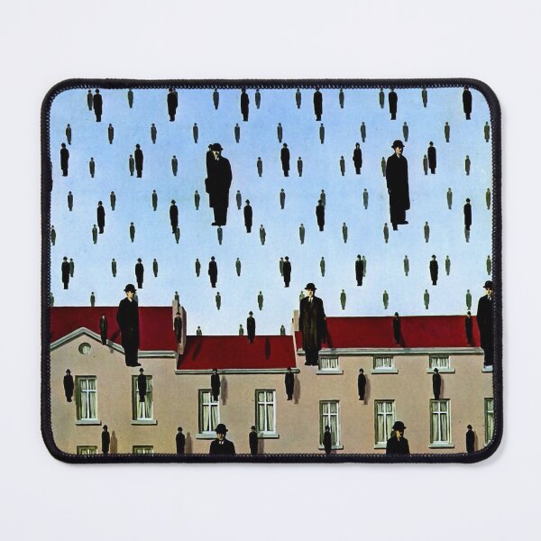 Item preview, rené magritte Merging Lightness and Symbolism art and gift for sales designed and sold by EditorArt.