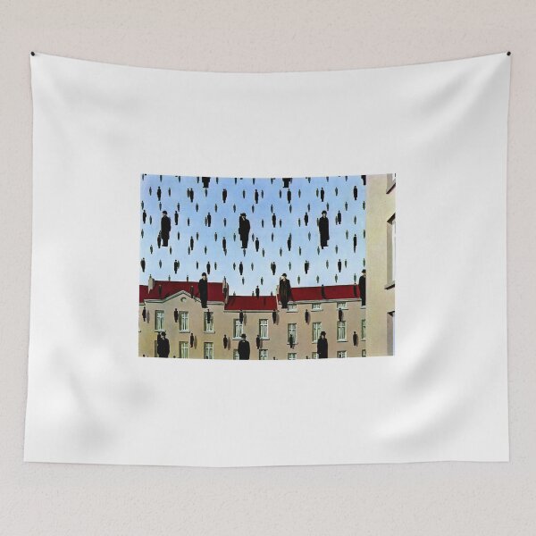 Item preview, rené magritte Merging Lightness and Symbolism art and gift for sales designed and sold by EditorArt.