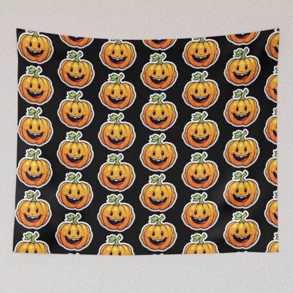 Item preview, Friendly Smiling Halloween Pumpkin designed and sold by FTS-Studio.