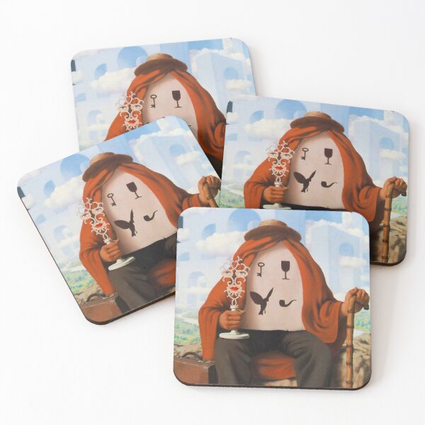 Item preview, rené magritte Merging Lightness and Symbolism art and gift for sales designed and sold by EditorArt.