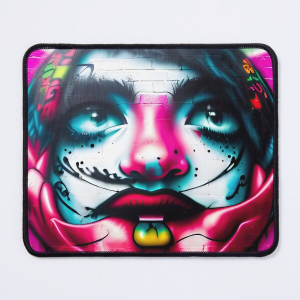 Item preview, A landscape enriched by graffiti and street art designed and sold by PixieDustAIArt.