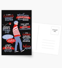 BTS Suga Zitate Postkarten