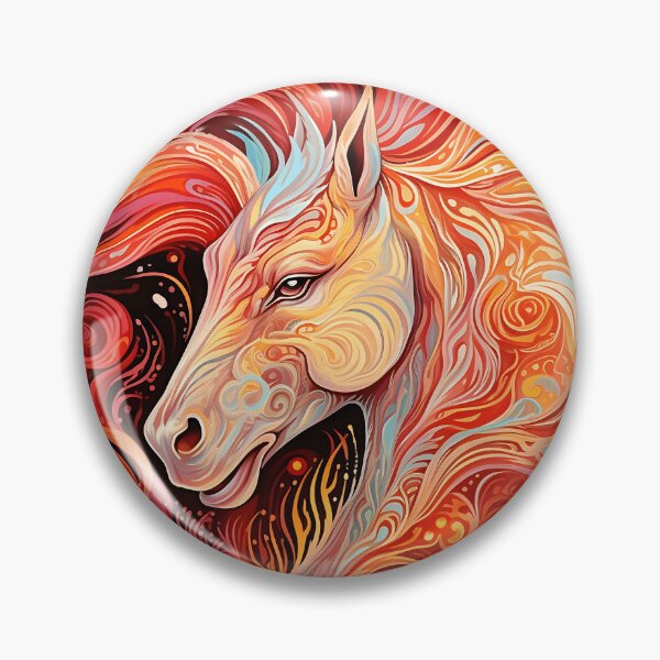 Item preview, Majestic Equine Grace - A Captivating Horse Painting designed and sold by vadimcarazan.