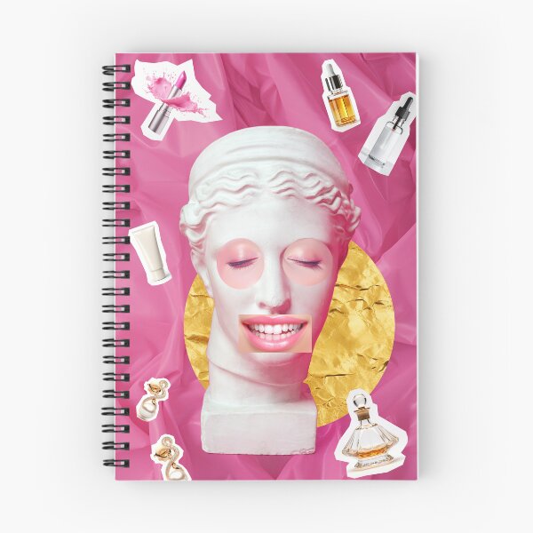 Item preview, Beauty collage with a statue, cosmetics and woman accessories designed and sold by Magryt.