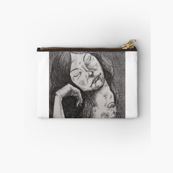 Item preview, Sleeping girl. Pen on 29.7x42cm paper. designed and sold by crowleyronan123.