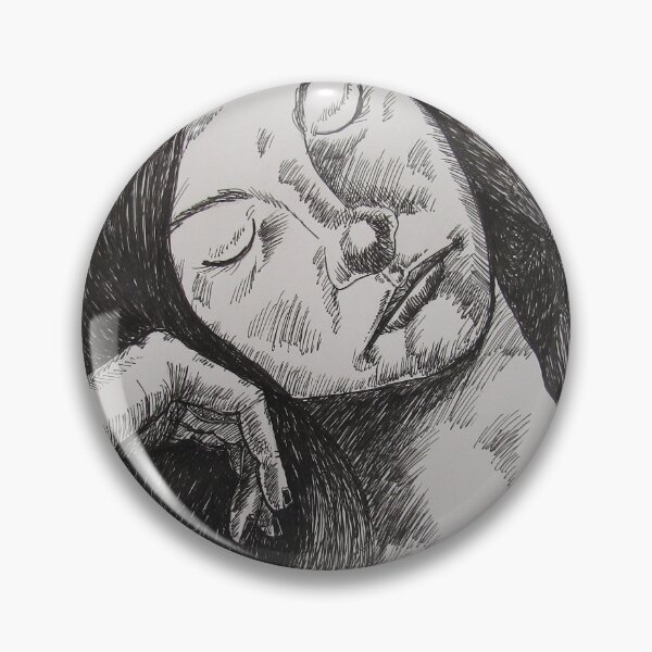 Item preview, Sleeping girl. Pen on 29.7x42cm paper. designed and sold by crowleyronan123.