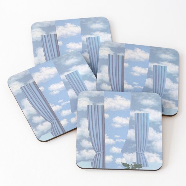 Item preview, rené magritte Merging Lightness and Symbolism art and gift for sales designed and sold by EditorArt.