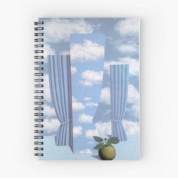 Item preview, rené magritte Merging Lightness and Symbolism art and gift for sales designed and sold by EditorArt.