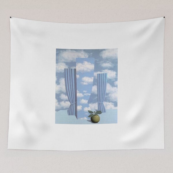 Item preview, rené magritte Merging Lightness and Symbolism art and gift for sales designed and sold by EditorArt.