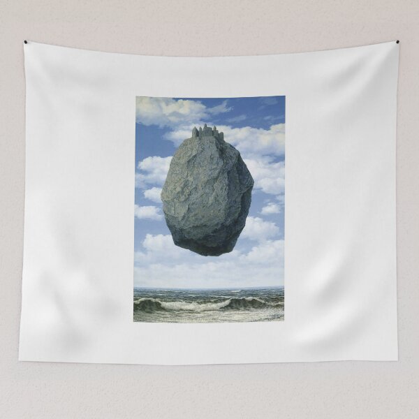 Item preview, rené magritte Merging Lightness and Symbolism art and gift for sales designed and sold by EditorArt.
