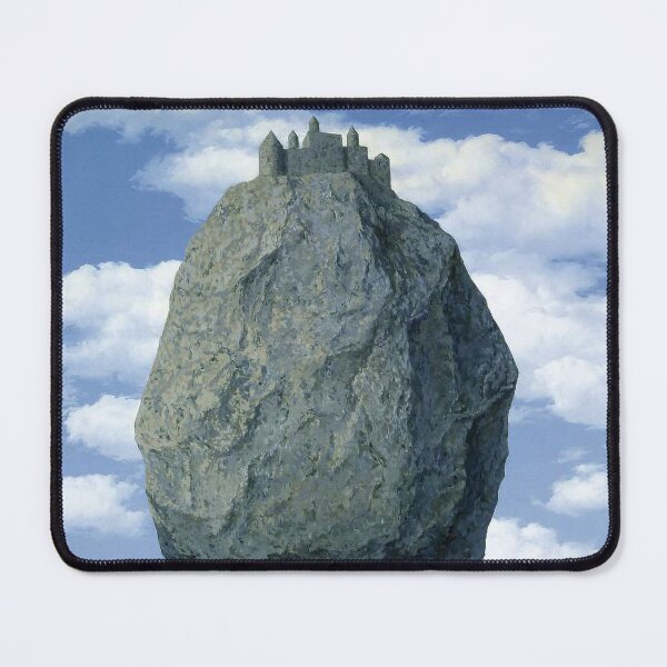 Item preview, rené magritte Merging Lightness and Symbolism art and gift for sales designed and sold by EditorArt.