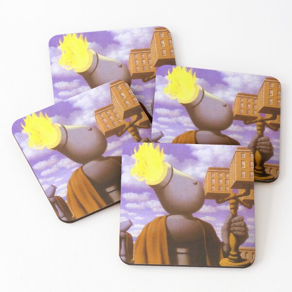 Item preview, rené magritte Merging Lightness and Symbolism art and gift for sales designed and sold by EditorArt.