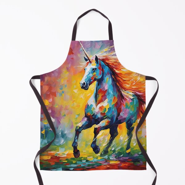 Item preview, Enchanting Splendor - A Colorful Unicorn Painting of Mythological Symbolism designed and sold by vadimcarazan.