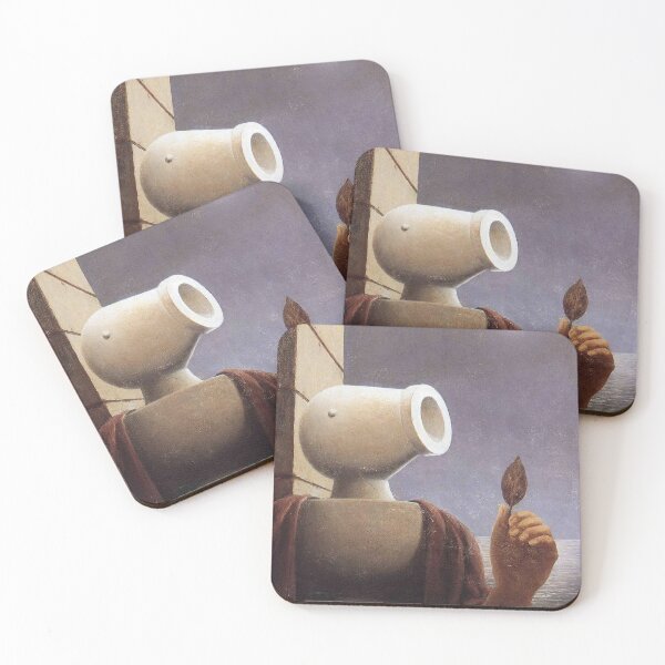 Item preview, rené magritte Merging Lightness and Symbolism art and gift for sales designed and sold by EditorArt.