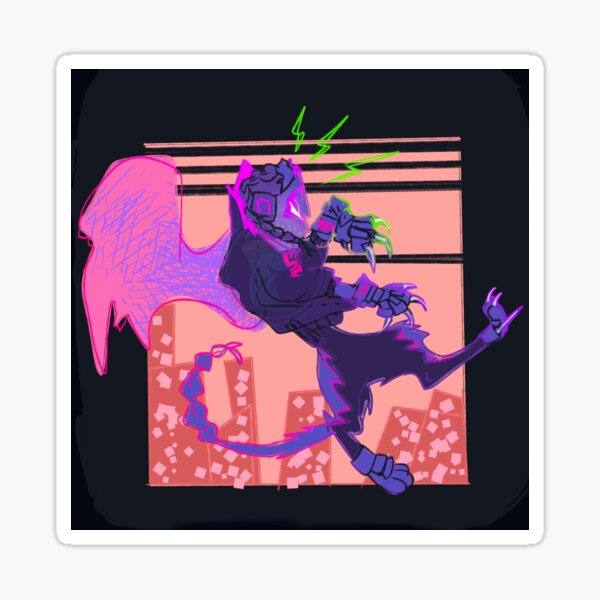 "Purple cat" Sticker for Sale by Gloria Torres Sisko | Redbubble