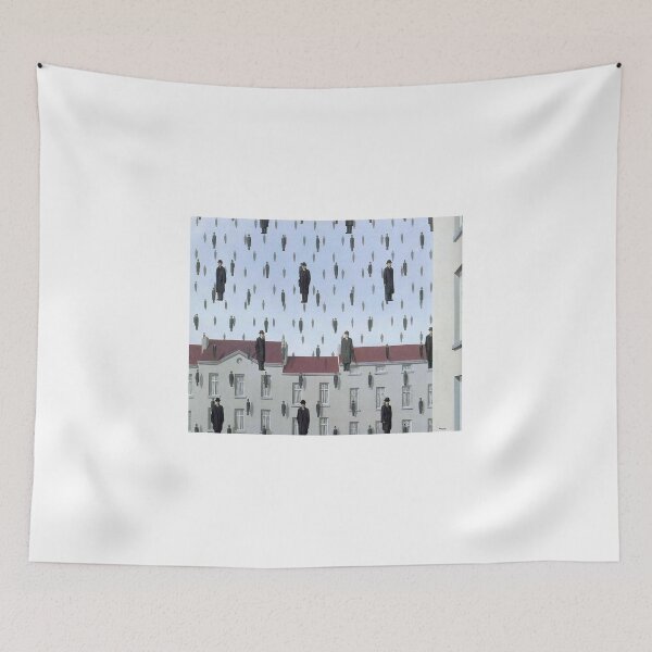 Item preview, rené magritte Merging Lightness and Symbolism art and gift for sales designed and sold by EditorArt.