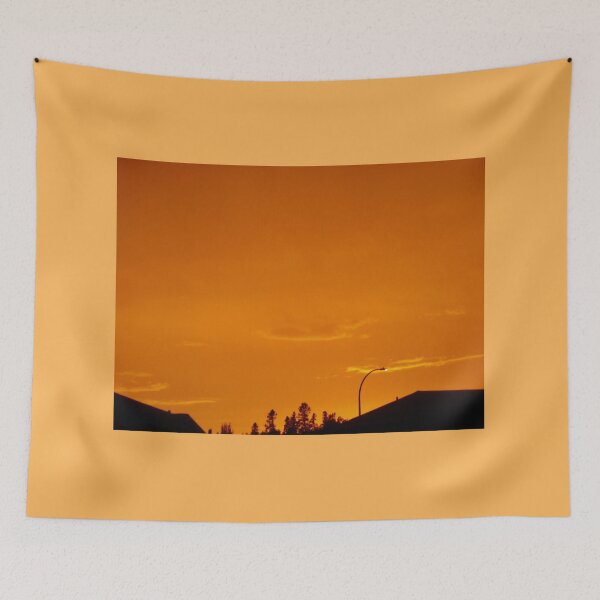 Item preview, Kenora sunset with roof top silhouettes designed and sold by Shulie1.