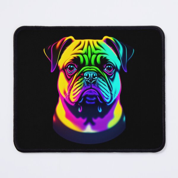 Item preview, Colorful Rainbow Pug designed and sold by flippinsg.